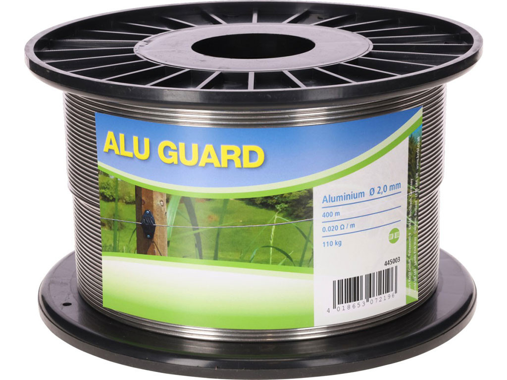 Ohradníkový drát KERBL 445003 ALU GUARD 400m, 2,0mm, hlíníkový