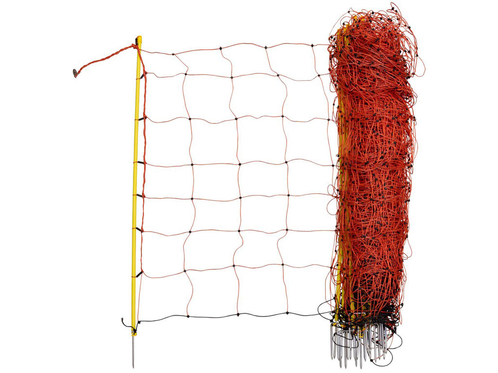 Síť pro elektrický ohradník pro ovce KERBL 27902 108 cm x 50 m / 1 hrot, oranžová