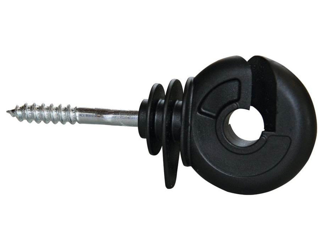 Kruhový izolátor pro elektrický ohradník KERBL 443145, s vrutem, Ø 5,3 mm