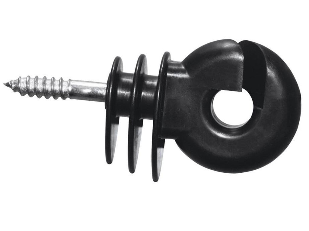 Kruhový izolátor pro elektrický ohradník KERBL 44326, s vrutem, Ø 6 mm
