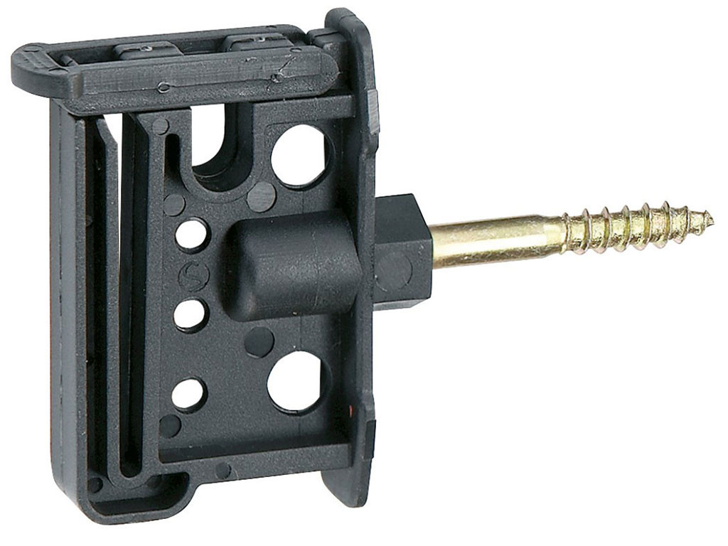 Izolátor pro elektrický ohradník KERBL 441390 MAXI TAPE, s klipsou, s vrutem, Ø 6 mm