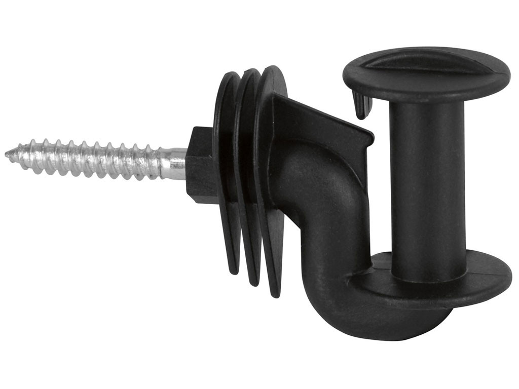 Rohový izolátor pro elektrický ohradník KERBL 441376 CAVALLO, na pásku, s vrutem, Ø 8 mm
