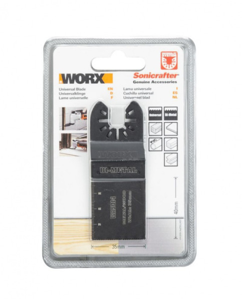 WORX Power tools WA5014 - Pilový list (kov/dřevo), 35 mm, 1 ks, sonicrafter