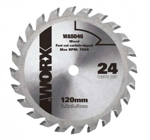 WORX Power tools WA5046 - Kotouč na dřevo 120x9,5 pro WU427, Worxsaw XL