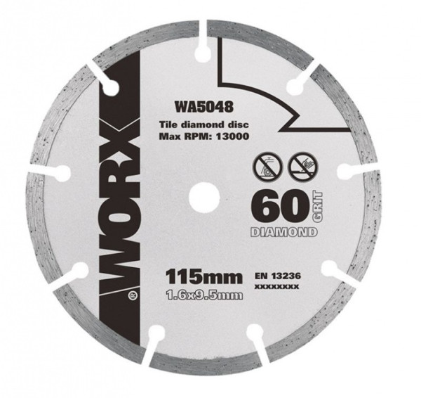 WORX Power tools WA5048 - Diamantový kotouč 115 x 9,5  pro WU427, Worxsaw XL