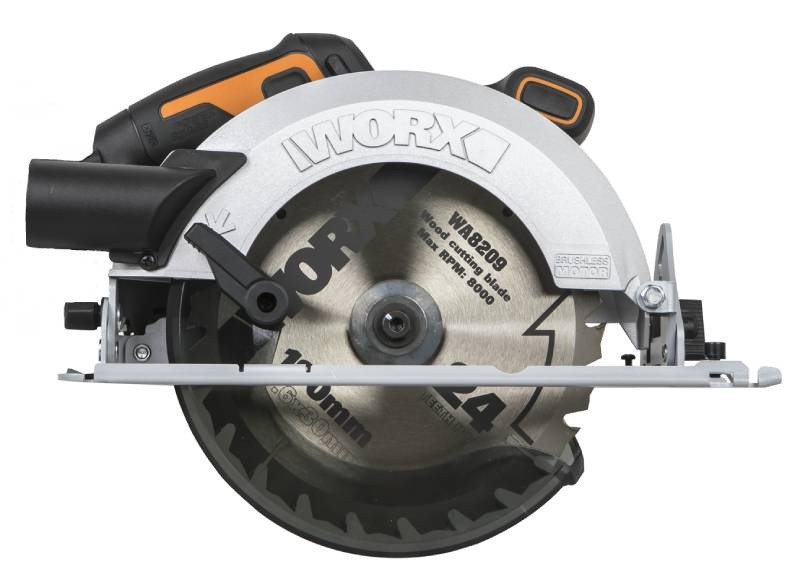 WORX Power tools WX520.9 - Aku okružní pila 20V NITRO 190mm - bez akumulátoru - Powershare
