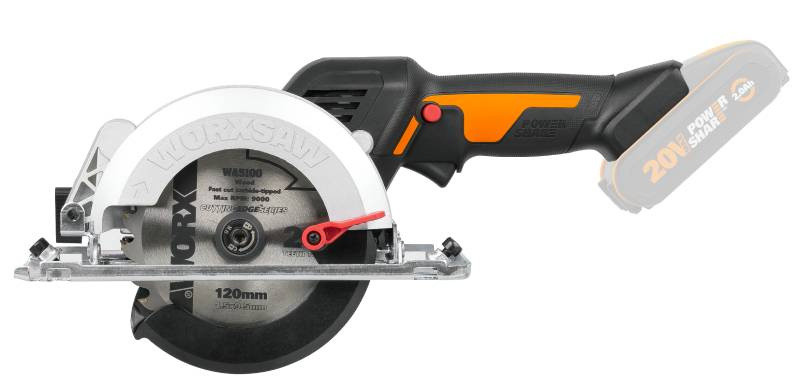 WORX Power tools WX531.9 - Aku kompaktní ponorná pila 20V, 120mm - bez akumulátoru - Powershare