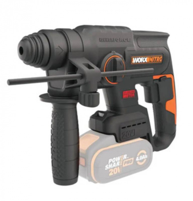 WORX Power tools WX381.9 - Aku vrtací kladivo 20V NITRO 2,0J - bez akumulátoru - Powershare