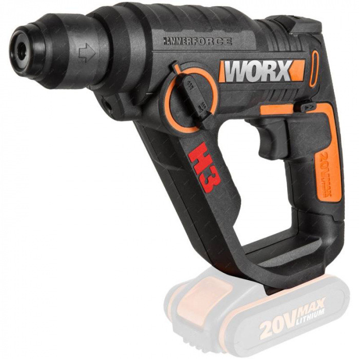 WORX Power tools WX390.9 - Aku vrtací kladivo 20V 1,2J - bez akumulátoru - Powershare