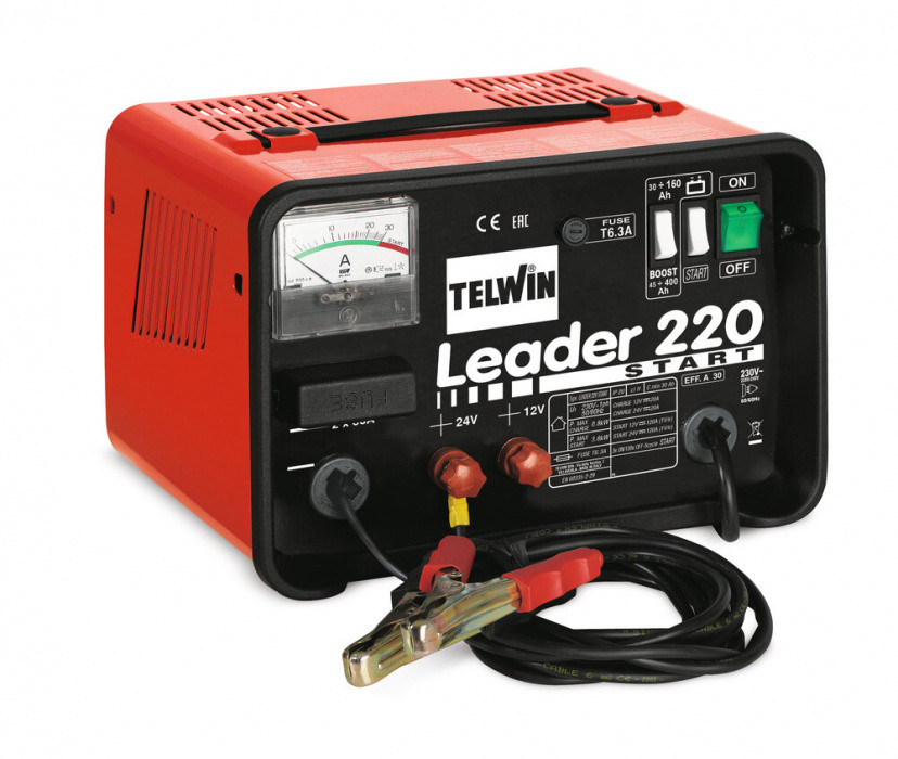 TELWIN LEADER 220 START - Nabíjecí zdroj se startem