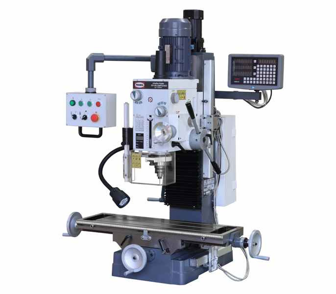 PROMA FP-55MPD2/400 - Vrtačko-frézka na kov dvourychlostní s digitálním odměřováním
