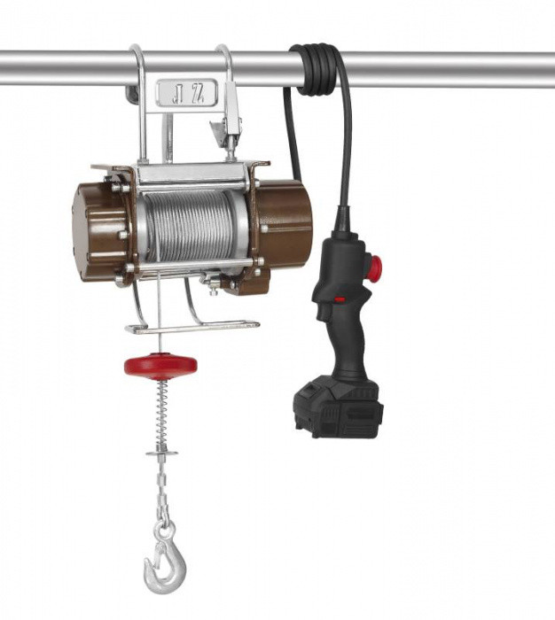 PROMA LNA-12/200D - Akumulátorový lanový naviják přenosný s dálkovým ovládáním 12m 200kg 18V