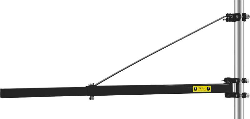 PROMA OR-300/1100 - Otočné závěsné rameno pro lanové navijáky 1100mm/300kg 750mm/600kg Ø48mm