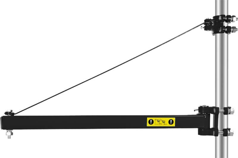 PROMA OR-999/750 - Otočné závěsné rameno pro lanové navijáky 750mm 999kg Ø48 mm