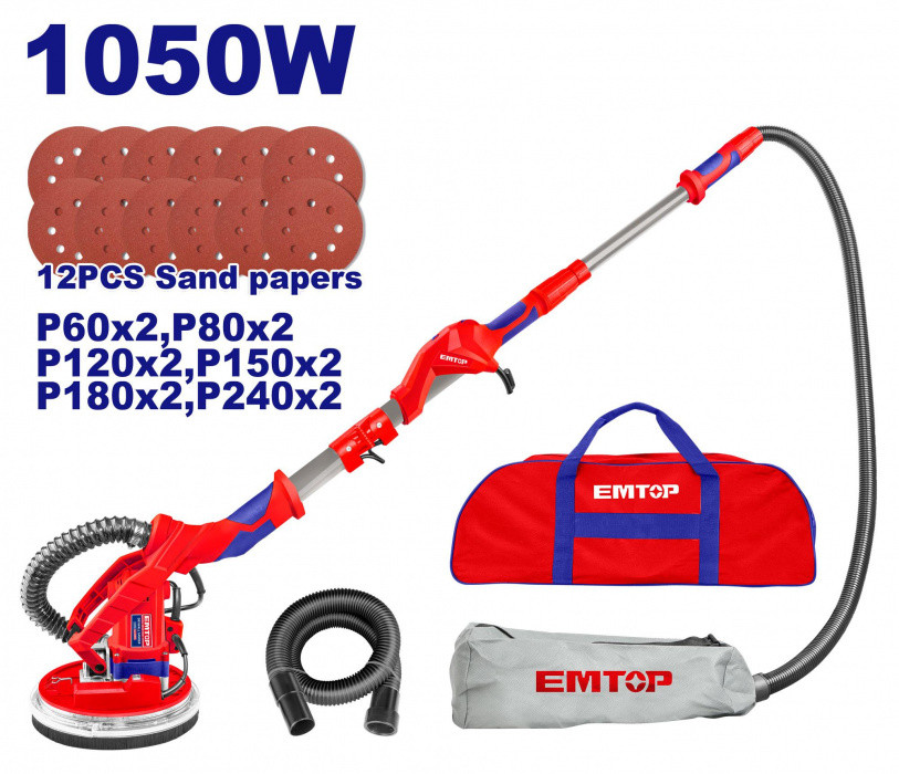 EMTOP Bruska na sádrokarton 225mm 1050W