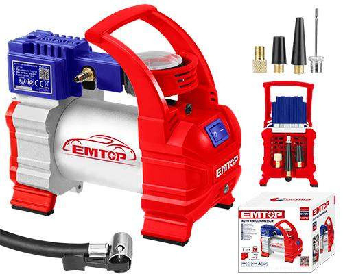 EMTOP Vzduchový kompresor DC 12V 10barů