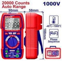EMTOP Digitální multimetr 1000V RMS 2000 Auto