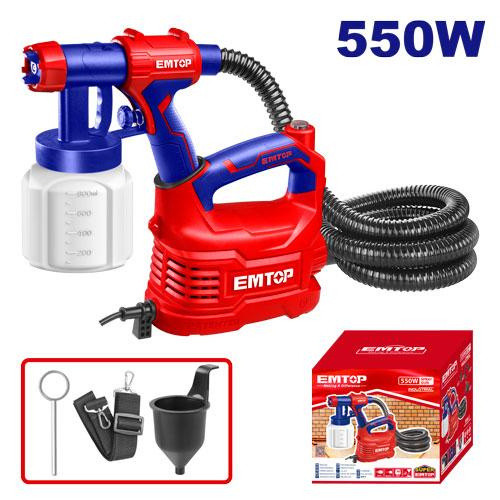 EMTOP Elektrická stříkací pistole 550W 0,8l