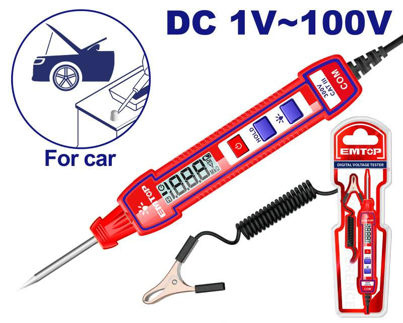 EMTOP Tester automobilových obvodů DC 1-100V
