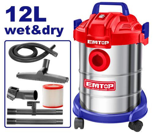 EMTOP Průmyslový vysavač 800W 12l