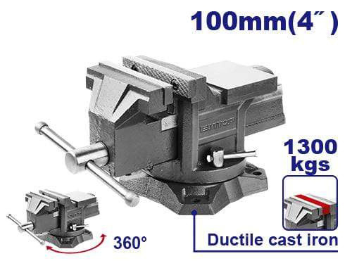EMTOP Svěrák zámečnický otočný 100mm