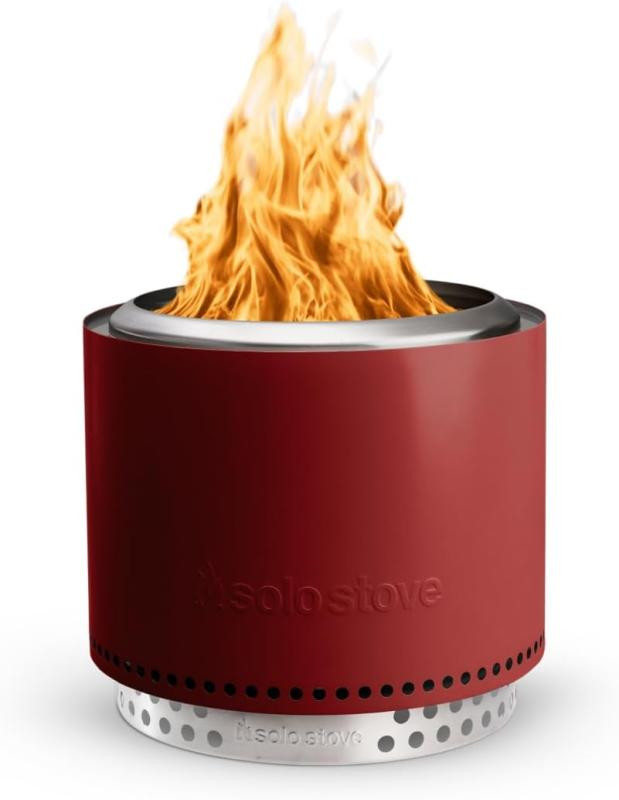 Solo Stove nerezove ohniště Bonfire s podstavcem, červená barva