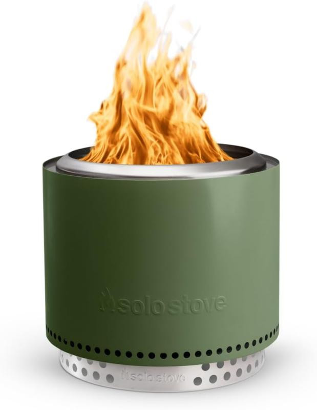 Solo Stove nerezové ohniště Bonfire s podstavcem, zelená barva