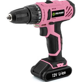 Fieldmann FDV 10202-A 12V vrtačka růžová