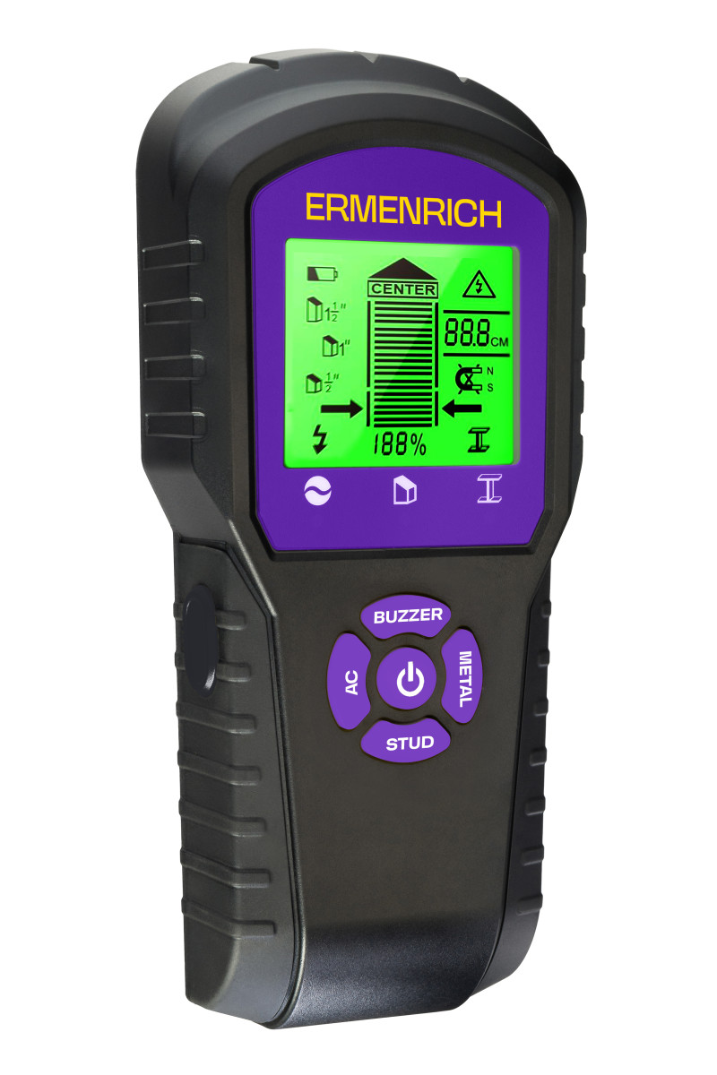 Stavební detektor Ermenrich Ping SM60 Fialový