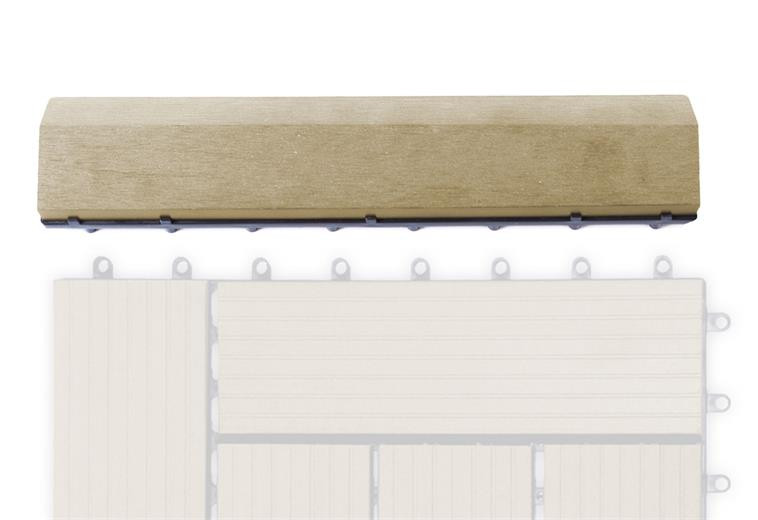 Přechodová lišta G21 pro WPC dlaždice Cumaru, 30x75 cm rovná