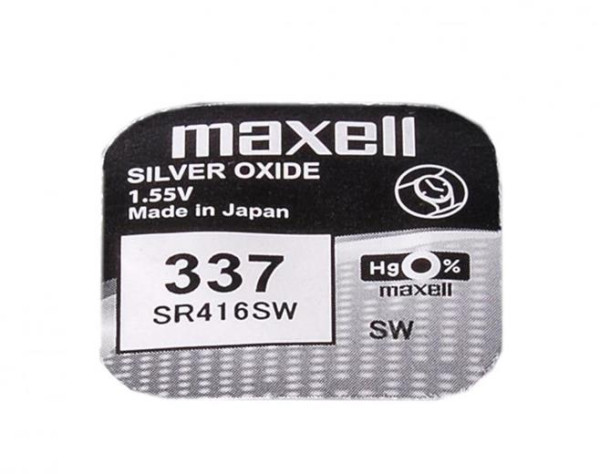 Baterie Avacom knoflíková Maxell 337 Silver Oxid - nenabíjecí