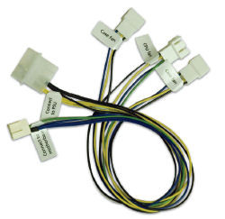 Kabel Akasa pro synchronizaci 3 ventilátorů se základní deskou