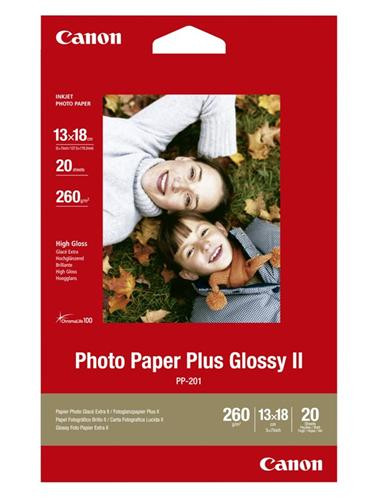 Papír Canon PP-201 13x18cm fotopapír lesklý, 20ks, 260g/m2