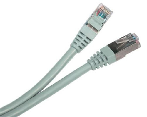 Patch kabel FTP cat 5e, 20m - šedý