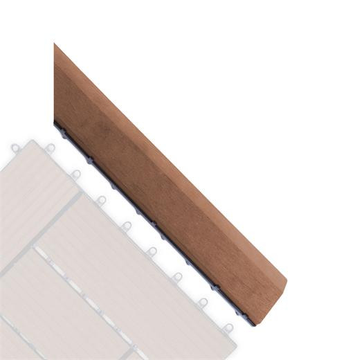 Přechodová lišta G21 třešeň pro WPC dlaždice, 38,5 x 7,5 cm rohová (pravá)