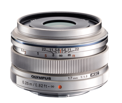 Objektiv Olympus EW-M1718 - 17mm f1.8 silver