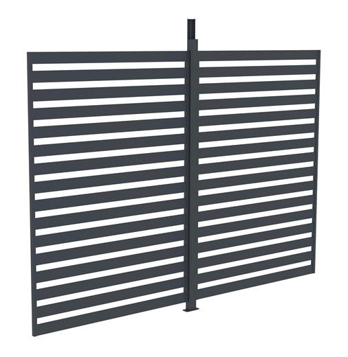 Příslušenství G21 fixní lamelová stěna 2,8x2,2 m pro pergolu Austin
