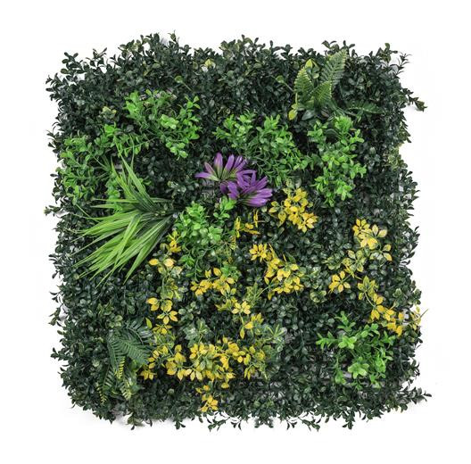Umělá zelená stěna G21 Listo Herb, 50x50 cm