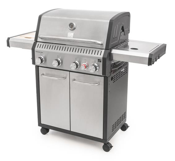 Plynový gril G21 Alabama Silver BBQ Premium Line, 5 hořáků + zdarma redukční ventil