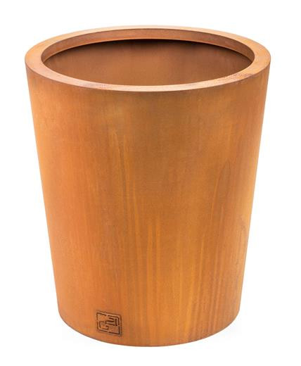 Květináč G21 Corten Round, 45 x 50 x 45 cm