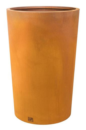 Květináč G21 Corten Round, 65 x 100 x 65 cm