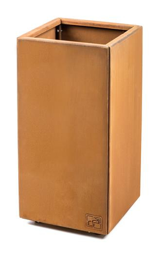 Květináč G21 Corten Square, 30 x 60 x 30 cm