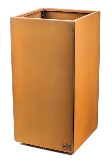 Květináč G21 Corten Square, 40 x 80 x 40 cm