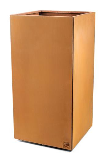 Květináč G21 Corten Square, 50 x 100 x 50 cm