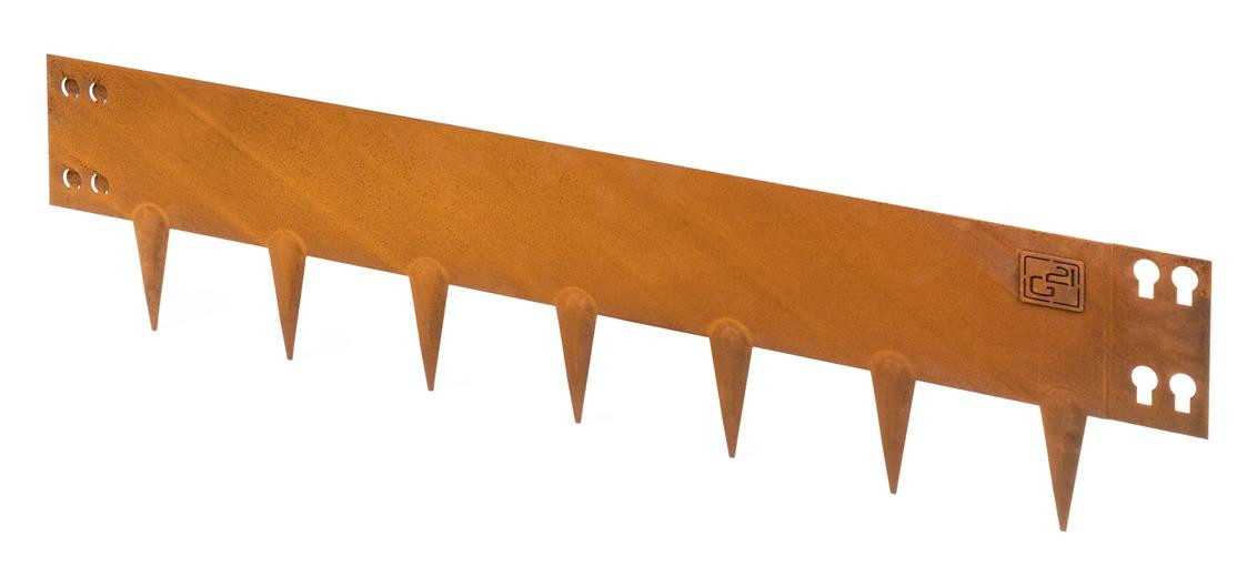 Zahradní obrubník G21 107,5 x 15 cm, Corten