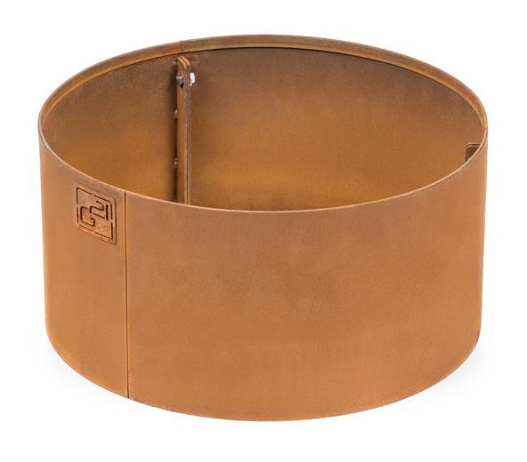 Zahradní obrubník G21 40 x 20 cm, kruhový, Corten