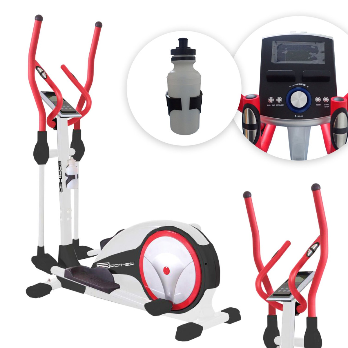 Acra Ergonomický elipticall s běžeckými aplikacemi BE92E