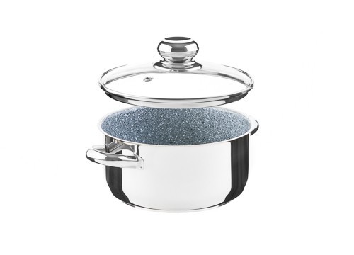 Kolimax Rendlík CERAMMAX PRO STANDARD s poklicí, průměr 18 cm, objem 2.0 l, keramický povrch šedý granit