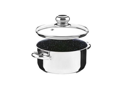 Kolimax Rendlík CERAMMAX PRO STANDARD s poklicí, průměr 18 cm, objem 2.0 l, keramický povrch černý granit