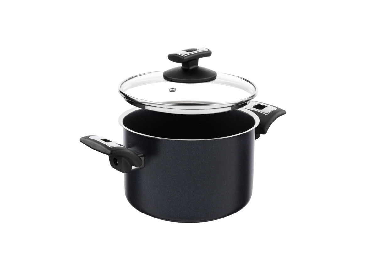 Kolimax Hrnec COMFORT BLACK s poklicí, průměr 18 cm, objem 3.0 l